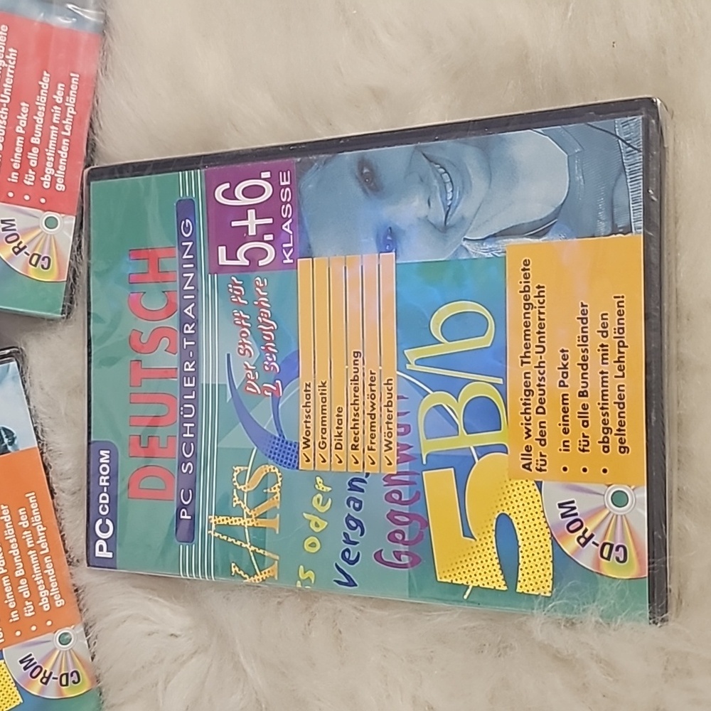 New sealed 3 PC CD-ROMs German homeschooling grades 1 to 6 all subjects - Picture 4 of 10